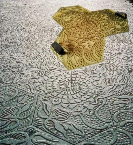 Polyurethane mat stamp gaudie - stamp,