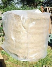 ROUND SQUARE 5FT LARGE HAY BALE COVER BAG PLASTIC BIG WATERPROOF NETS TARPAULIN=