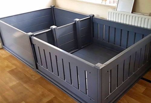 Grey wooden indoor - wooden,