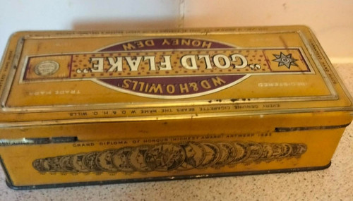 Vintage large gold flake honey
