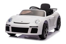 12V Licensed White Porsche 911 Ruf CTR3 Battery Ride On Car with Parental Remote