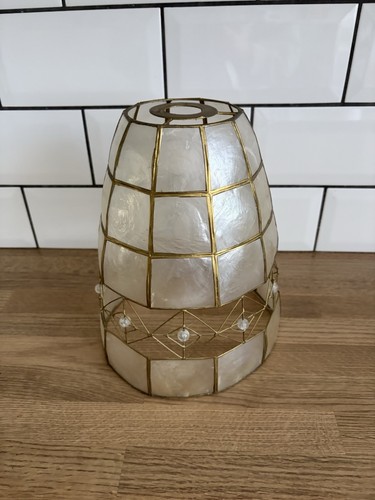 Capiz shell mid - century, wire
