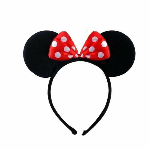 Black minnie mouse - black, ears