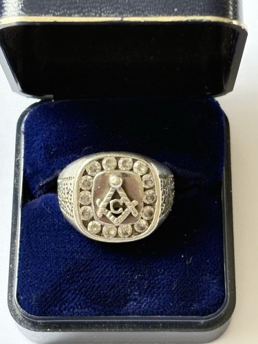 925 silver masonic - 925, ring