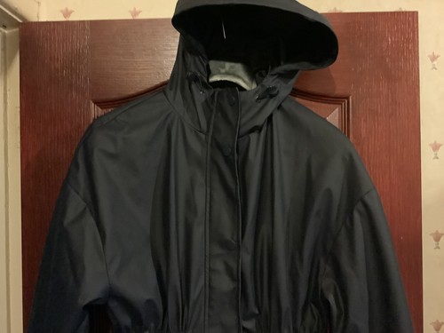 Ladies black rainjacket size - ladies,