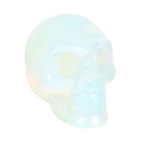 Polished opalite skull - polished, crystal