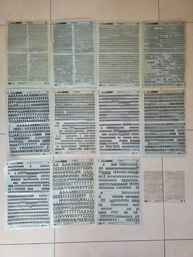 Letraset transfer black - transfer,
