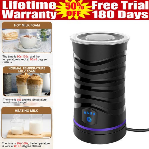 Electric milk frother hot and - milk,