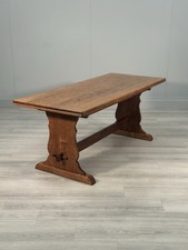Antique oak refectory table - antique,