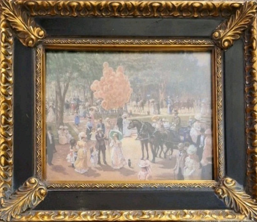 The balloon seller after - seller',
