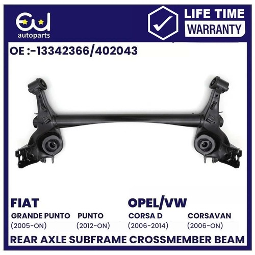 Rear axle subframe beam - rear,