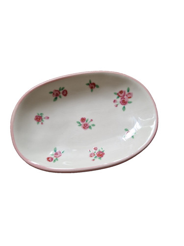 Shabby chic soap dish - |, white