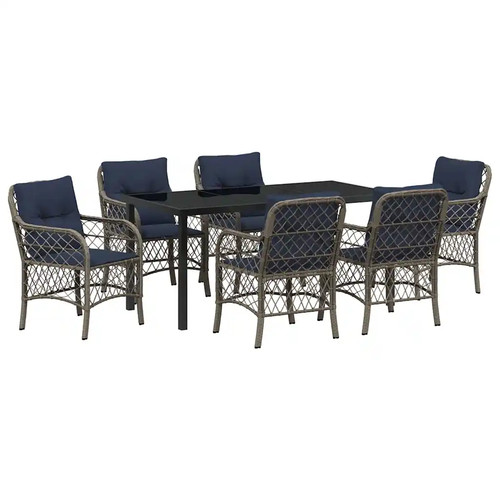 Garden dining set with cushion - garden,
