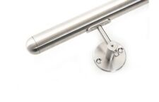Handrail Stair Rail - Stainless Steel 304 with Upgraded Brackets and Dome Ends