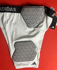 Adidas Padded Soft Pad Football Griddle Girdle Shorts Men 4XL White IP9106