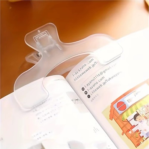 Transparent book clip page - book,