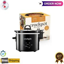 Crock Pot Slow Cooker Removable Easy Clean Ceramic Bowl 1.8 L Small Slow Cooker