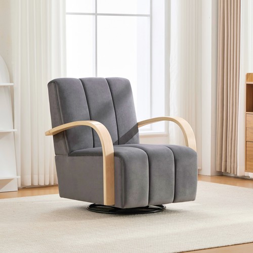Upholstered swivel accent - upholstered,