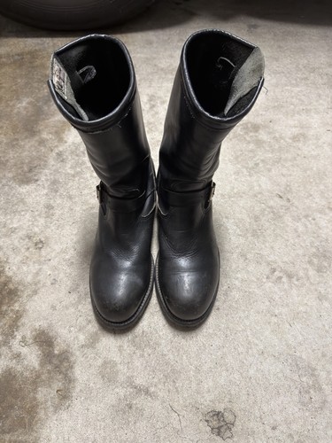 Chippewa men black - men's, leather