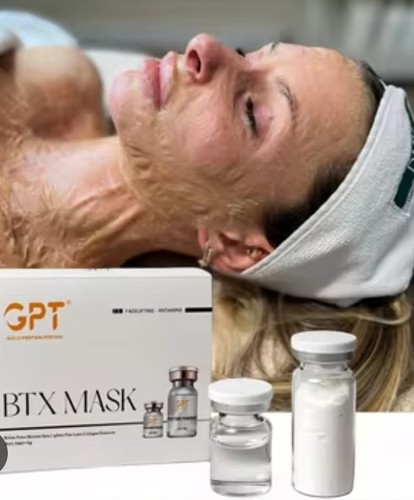 Collagen peptides face mask - collagen,