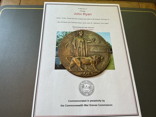 Ww1 memorial plaque - ww1,