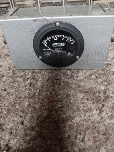 Vintage ham radio - radio, meter