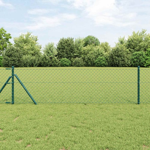 Vidaxl chain link fence x - link,