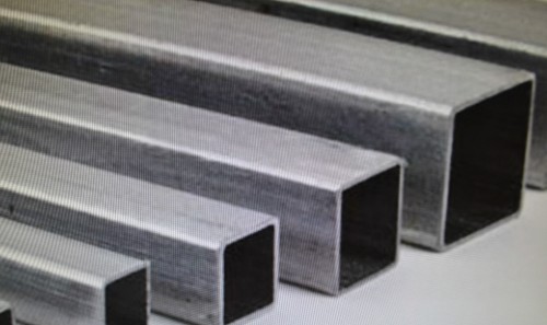 Aluminium square hollow - aluminium, bar