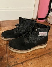 Viberg Scout Boots Size 8 Black Rough Out Rare Limited Edition Excellent 🇨🇦