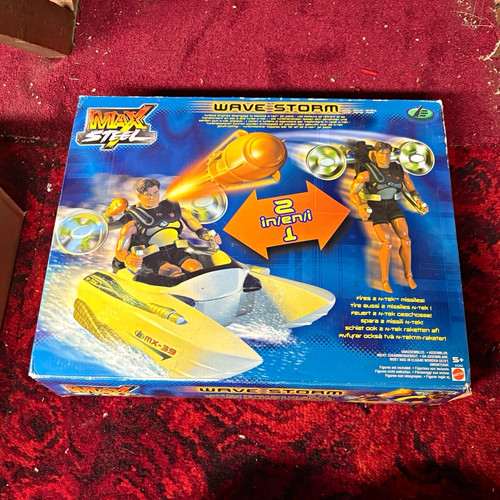 Mattel max steel wave storm - wave,