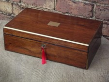 Brass edged Rosewood Writing