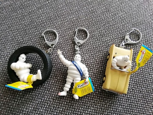 Rare michelin man keychains - michelin,