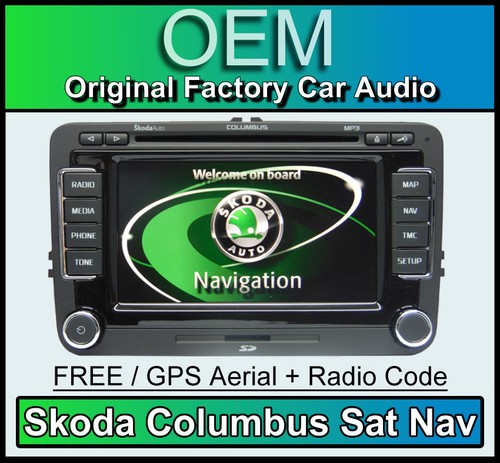 Skoda columbus sat nav - skoda,