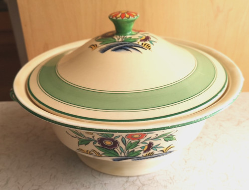 Art deco minton lidded scroll - lidded,