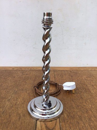 Vintage art deco chrome barley - art,