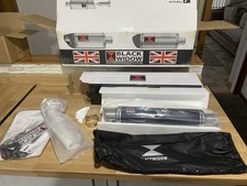 Yamaha FZS 600 Fazer 1998 to 2003 Black Widow Exhaust Silencer GP Round BG35R