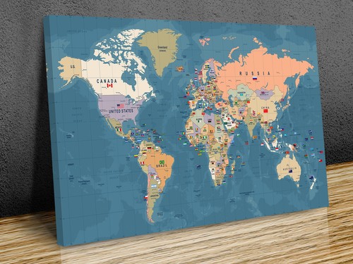 World map high - world,