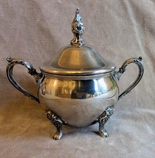 Vintage Silver Plated Sugar