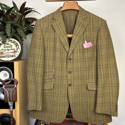 Daks windowpane tweed - daks, (46l)