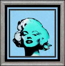 Steve Kaufman Original Oil Painting On Canvas Signed Marilyn Monroe Blonde Nude
