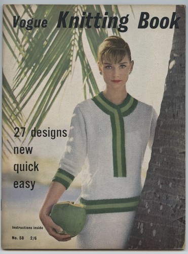 Vintage vogue knitting book - vogue,