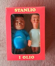 Laurel & Hardy - Stanlio i Olio VINTAGE Plastic doll Oscar Italy 60's
