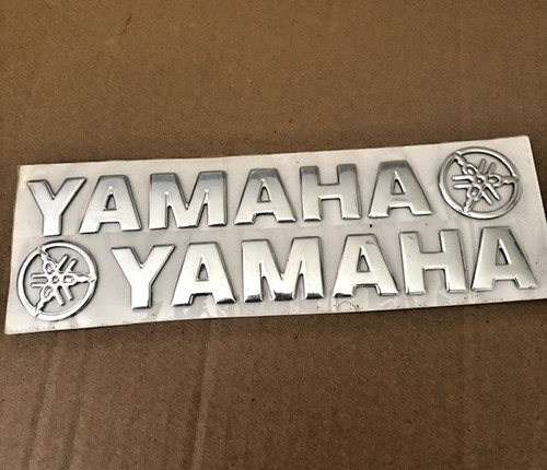 Yamaha silver chrome 3d tank - /,