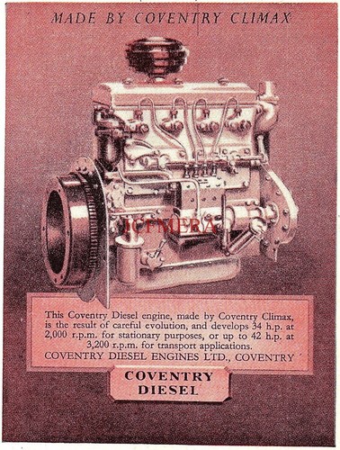 Coventry climax diesel engines - coventry,