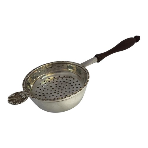 Solid silver tea - tea, strainer