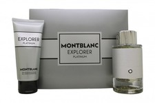 Mont Blanc Explorer Platinum Gift Set 100ml EDP + 100ml Shower Gel + 7.5ml EDP