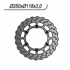 FRONT BRAKE DISC NG 320X WAVE YAMAHA YZ 125 2001-2016