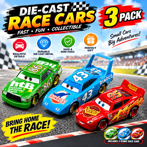 3pack disney pixar cars king - disney,