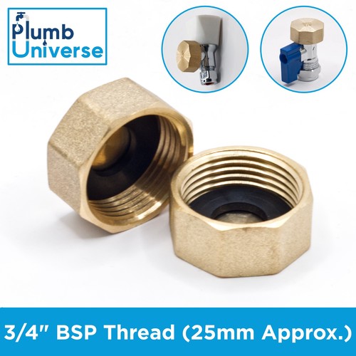 Bsp brass cap blank - cap,