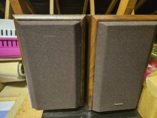 Technics SB-HD81 Hi-fi Speakers 100W RMS 6ohms  Mahogany